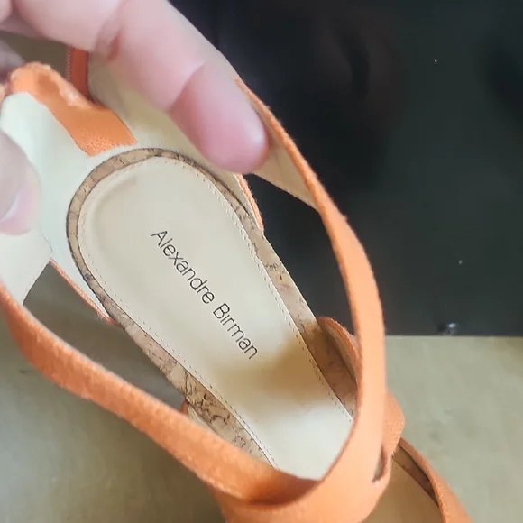 Alexandre Birman Orange Stiletto Heels - Picture 4 of 9